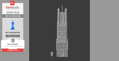 Ely Castle - Architecture STL