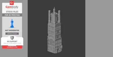 Ely Castle - Architecture STL