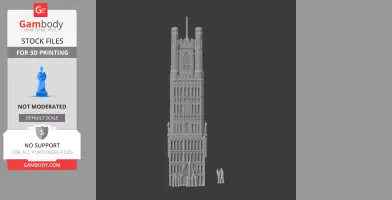 Ely Castle - Architecture STL