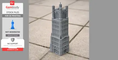 Ely Castle - Architecture STL