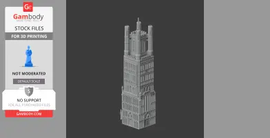 Ely Castle - Architecture STL