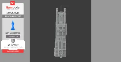 Ely Castle - Architecture STL