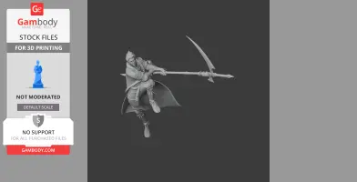 Kato Kiyomasa Samurai - Historical Warrior STL