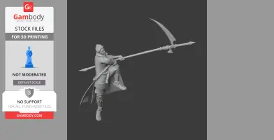 Kato Kiyomasa Samurai - Historical Warrior STL