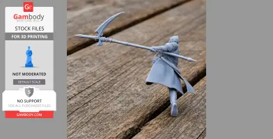 Kato Kiyomasa Samurai - Historical Warrior STL
