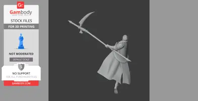 Kato Kiyomasa Samurai - Historical Warrior STL