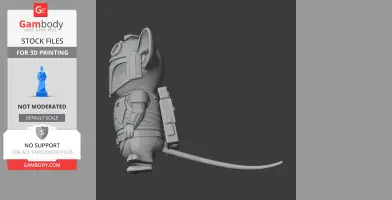 Jerry Mouse Boba Fett Ring Figure - Mashup Figure STL