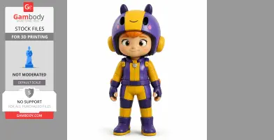 Bea - Brawl Stars Figurine - Character Figure STL