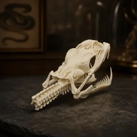 Emerald Tree Boa Skull - Skull Replica STL