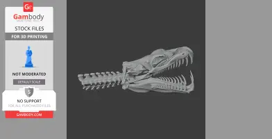 Emerald Tree Boa Skull - Skull Replica STL