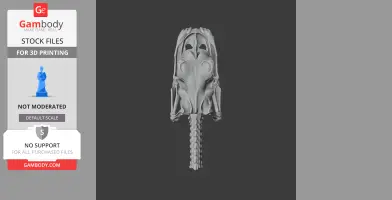 Emerald Tree Boa Skull - Skull Replica STL