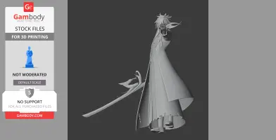Kondo Isami Samurai - Historical Warrior STL