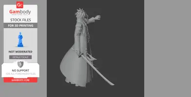 Kondo Isami Samurai - Historical Warrior STL