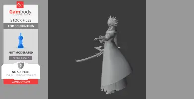 Kondo Isami Samurai - Historical Warrior STL