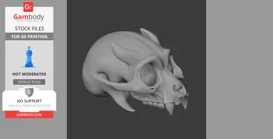 Eomellivora Skull - Skull Replica STL