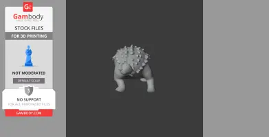 Scolosaurus - Prehistoric Animal STL