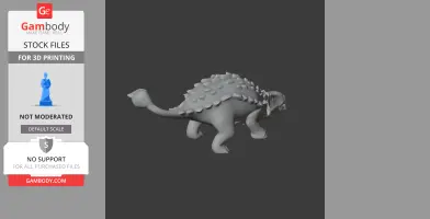 Scolosaurus - Prehistoric Animal STL
