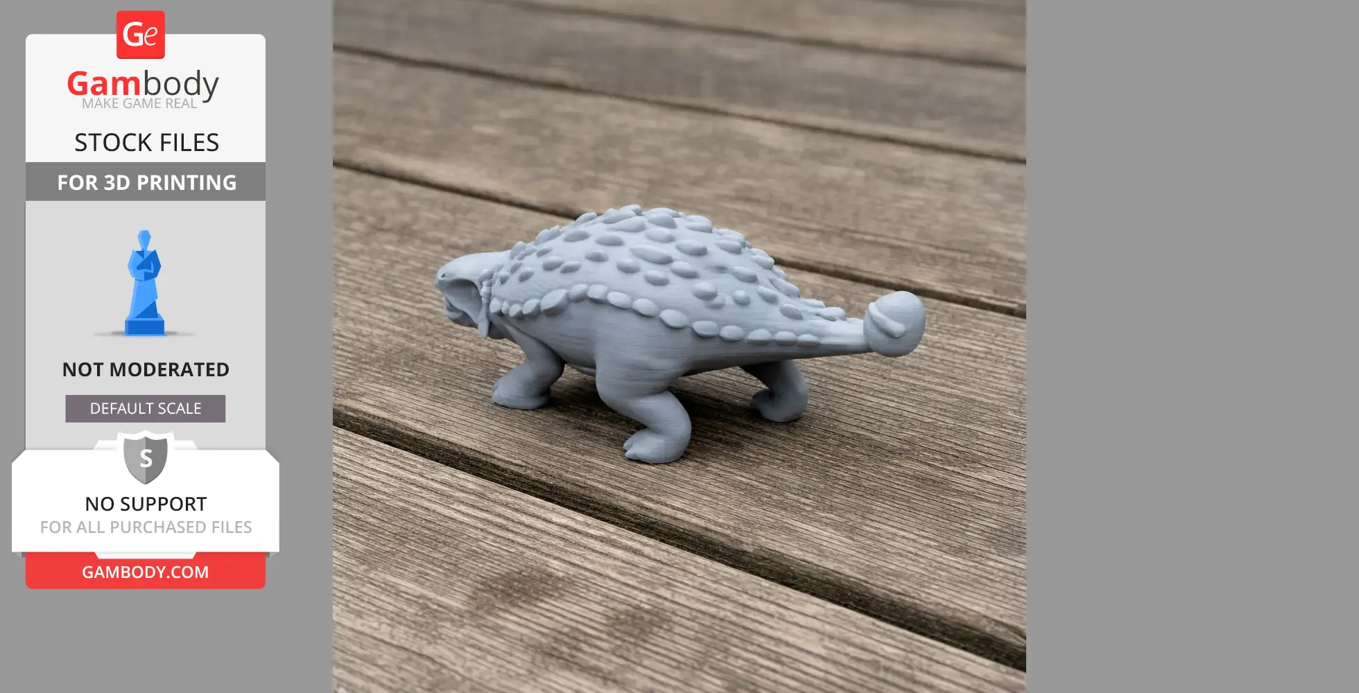 Scolosaurus - Prehistoric Animal STL