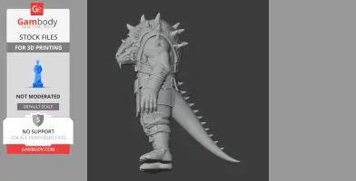 Behemoth Biter - Factorio Figurine - Character Figure STL
