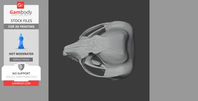 Feathertail Glider Skull - Skull Replica STL