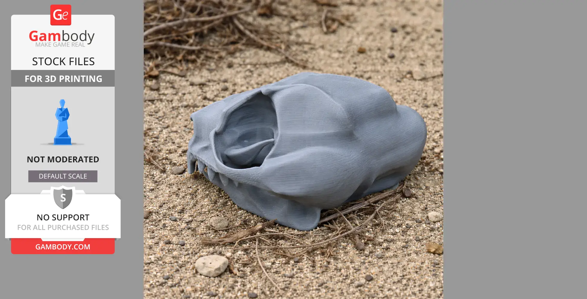 Feathertail Glider Skull - Skull Replica STL