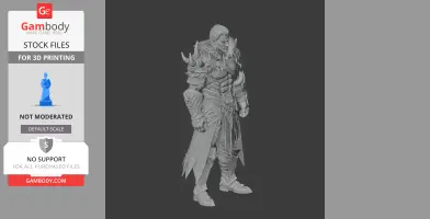 Berserker - Lost Ark Figurine - Character Figure STL