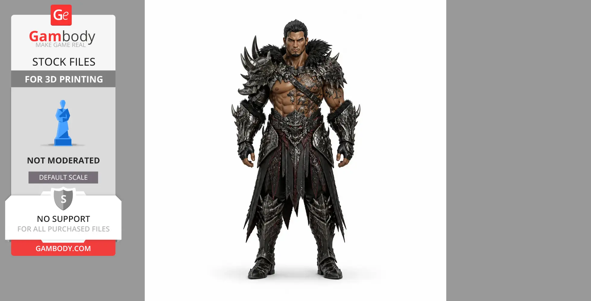 Berserker - Lost Ark Figurine - Character Figure STL