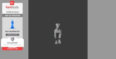 A 3D model of a Stegoceras dinosaur, front view, available for printing.