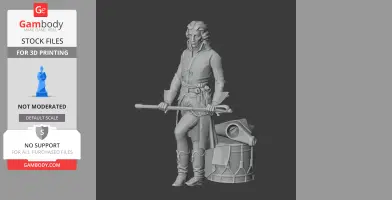 Lazare Hoche Napoleonic Soldier - Historical Warrior STL