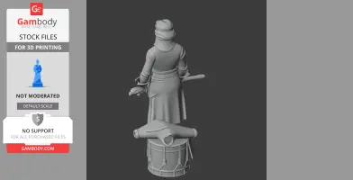 Lazare Hoche Napoleonic Soldier - Historical Warrior STL