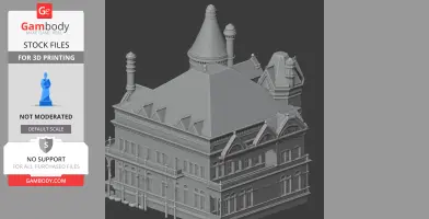 Gresham Castle - Architecture STL