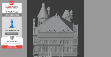 Gresham Castle - Architecture STL