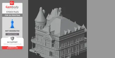 Gresham Castle - Architecture STL