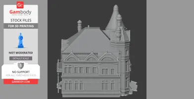 Gresham Castle - Architecture STL