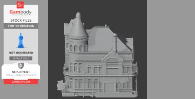 Gresham Castle - Architecture STL