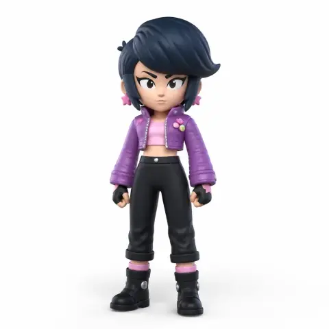 Bibi - Brawl Stars Figurine - Character Figure STL