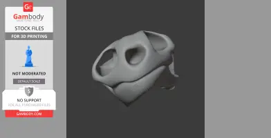 Galapagos Tortoise Skull - Skull Replica STL