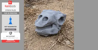 Gastonia Skull - Skull Replica STL
