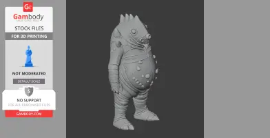 Big Spitter - Factorio Figurine - Character Figure STL