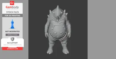 Big Spitter - Factorio Figurine - Character Figure STL