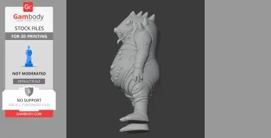 Big Spitter - Factorio Figurine - Character Figure STL