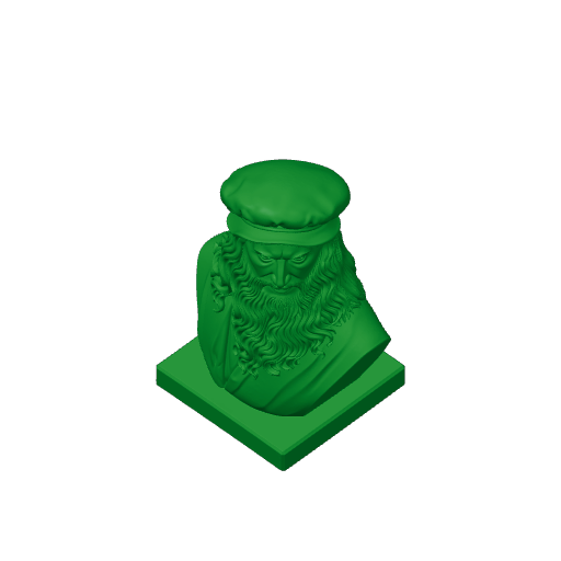 Leonardo da Vinci Bust.3mf