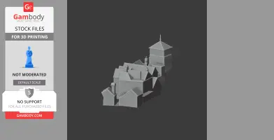 Groby Castle - Architecture STL