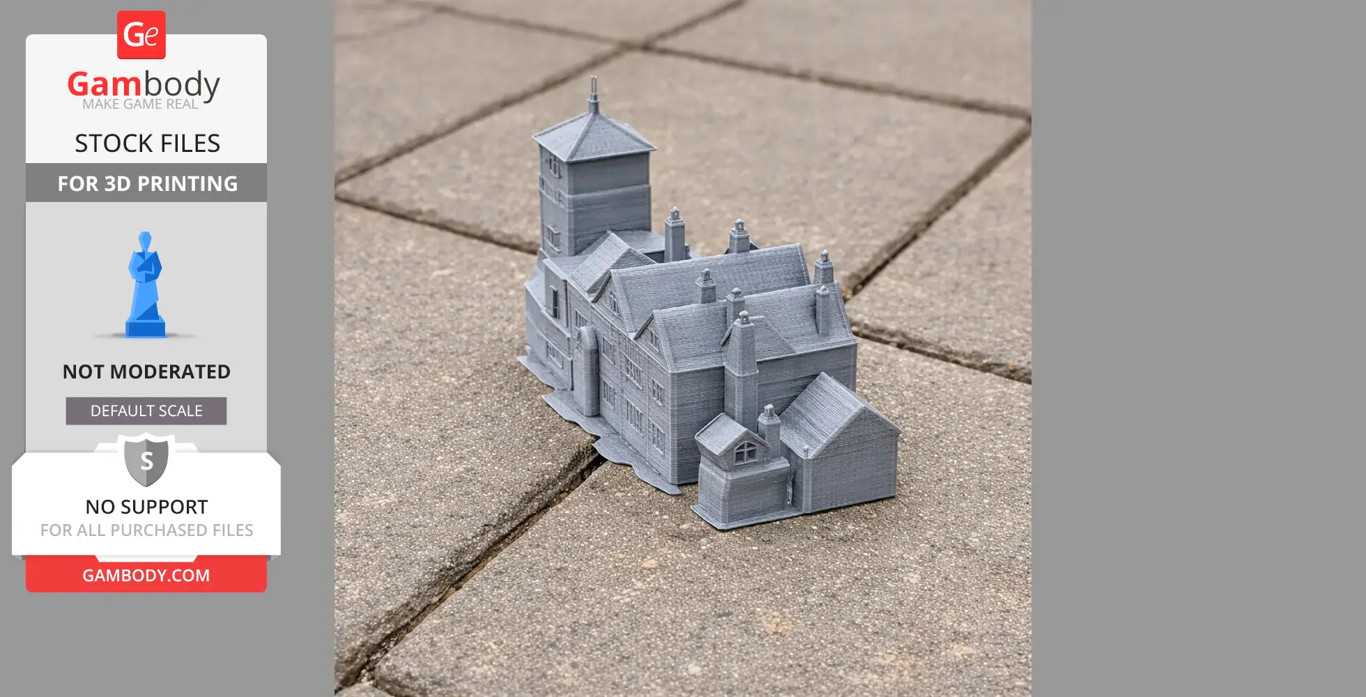 Groby Castle - Architecture STL