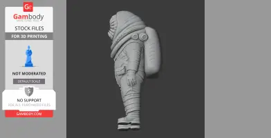 Big Worm - Factorio Figurine - Character Figure STL