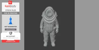 Big Worm - Factorio Figurine - Character Figure STL