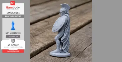 Leonidas Ancient Warrior - Historical Warrior STL