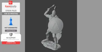 Leonidas Ancient Warrior - Historical Warrior STL