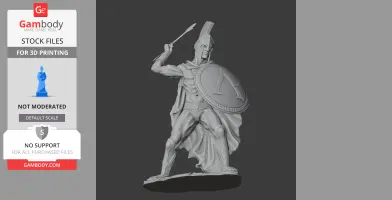 Leonidas Ancient Warrior - Historical Warrior STL