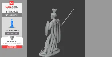Leonidas I Spartan Warrior - Historical Warrior STL